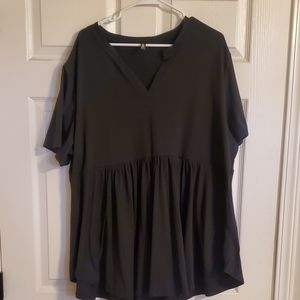 Black babydoll Blouse